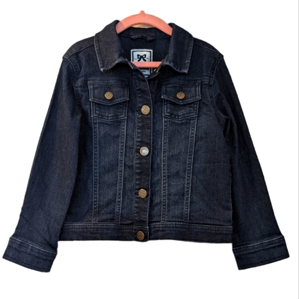 Gymboree denim jean jacket girls size small 5/6